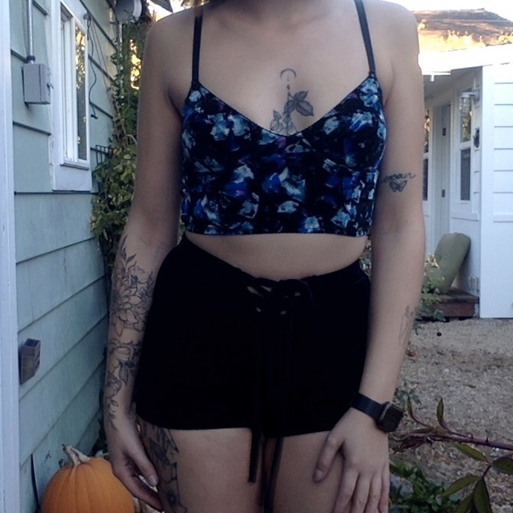 Free People Velvet Bra 🖤